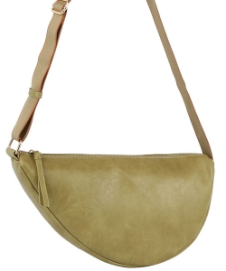 Half Moon Crossbody Bag JNM-0113 SAGE